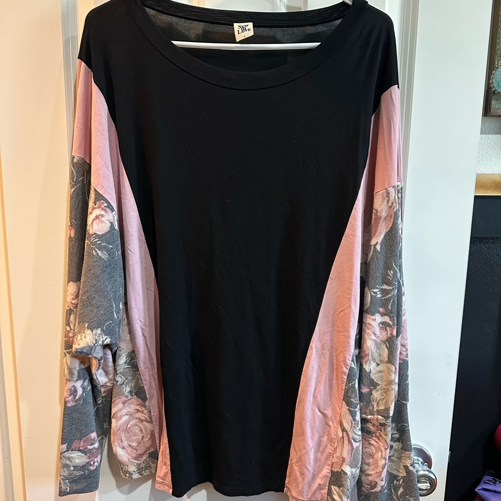 Sew In Love Batwing style long sleeve